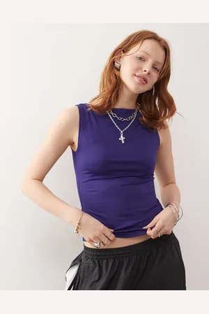 Weekday Annie boat neck tank top in