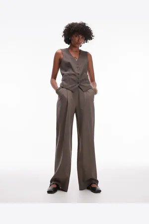 Topshop Co ord v neck waistcoat in