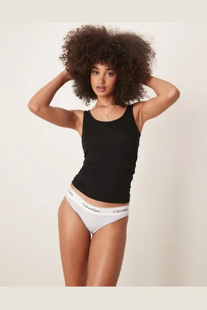 Calvin Klein Modern cotton logo waistband bikini brief in light