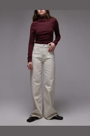 ARKET Lupine high rise wide leg jeans in winter