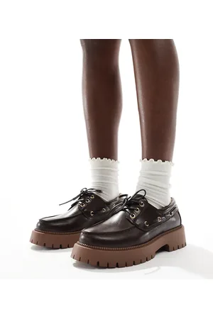 SEQWL Exton chunky platform boat shoes in