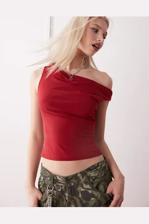 Reclaimed Slinky cowl neck tank in