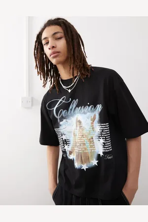 COLLUSION Boxy t-shirt with graphic print