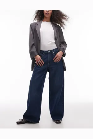 ARKET Cloud low rise baggy wide leg jeans in clean deep