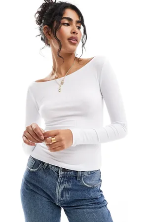Cotton On Cotton On boat neck long sleeve top in