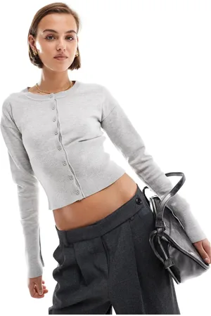Cotton On Cotton On everfine round neck cardigan in cable