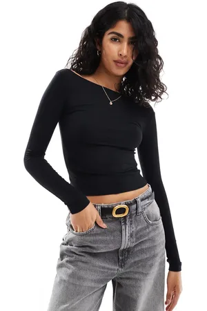 Cotton On Cotton On boat neck long sleeve top in