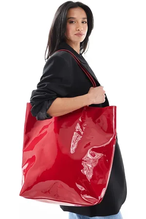 JJXX Shopper bag in shiny red