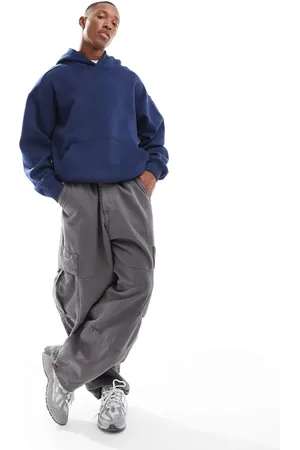 Cotton On Cotton On box fit hoodie in indigo