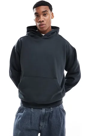 Cotton On Cotton On box fit hoodie in washed black