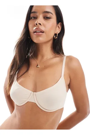 Dorina NOA non padded plunge underwire bra in beige