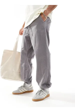 ASOS Tapered washed cord joggers in