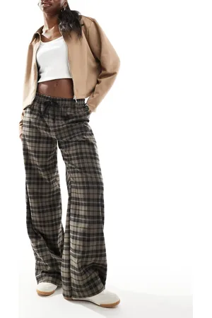 Cotton On Cotton On wide leg check trousers