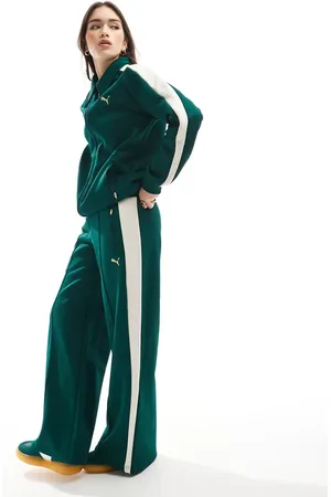 PUMA T7 low rise track trousers co-ord in dark