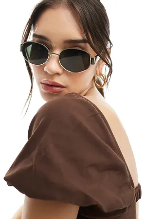 Stradivarius Rounded sunglasses in