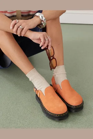 Dr. Martens ZebZag mules in