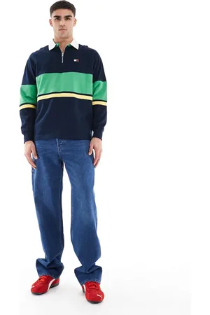 Tommy Hilfiger Jaimie loose straight carpenter jeans in dark wash