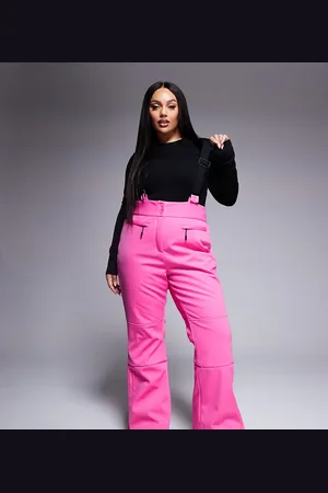 ASOS 4505 Plus Ski soft shell water repellent kick flare ski trousers in