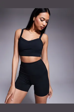 ASOS 4505 run medium support sports bra in