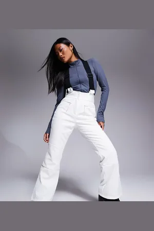 ASOS 4505 Petite Ski soft shell water repellent kick flare ski trousers in
