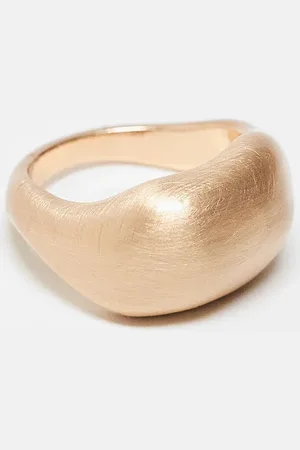 ASOS Ring in bubble brushed detail in tone