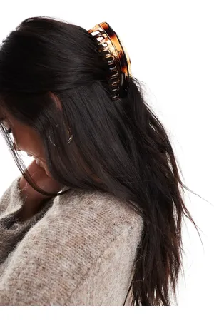 ASOS XL hair claw with scallop edge in tort