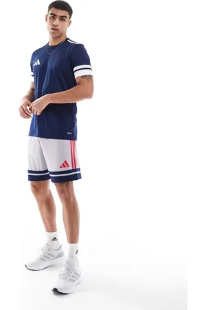 adidas Adidas Football Squadra 25 shorts in grey and red