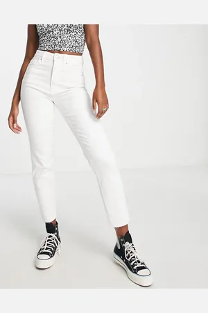 Stradivarius Cotton slim mom jean with stretch in