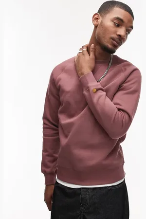 Carhartt Chase sweatshirt in dusty pink