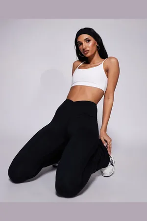 ASOS 4505 Icon soft touch medium support sports bra with removable padding and adjustable straps in