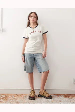 Wrangler Jorts in light wash