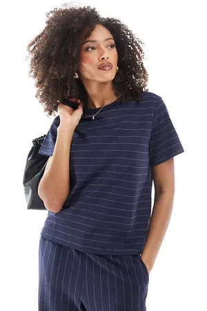 AWARE Boxy t-shirt co-ord in stripe