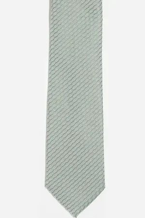 ASOS Textured tie in sage
