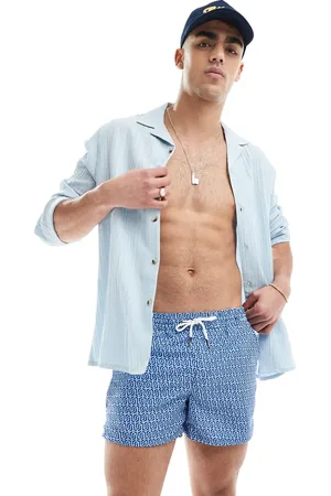 Aray Small geo print swim shorts in