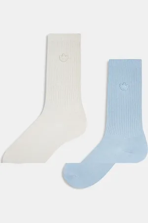 adidas Crew 2 pack socks in