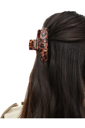 ASOS Hair claw in leopard print