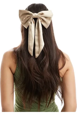 Six Stories Bridesmaid satin hair bow clip in