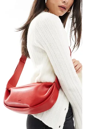 PASQ Soft crossbody crescent bag in