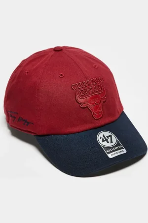 47 Brand X Tommy x Chicago Bulls MLB logo detail contrast clean up cap in