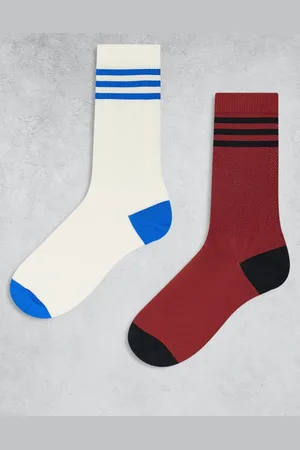 adidas Texture 2 pack socks in
