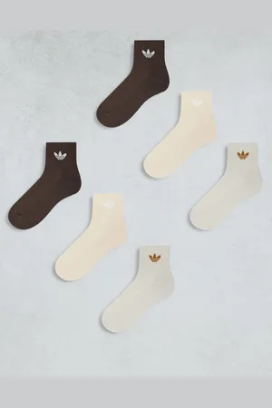 adidas 6 pack mid ankle socks in