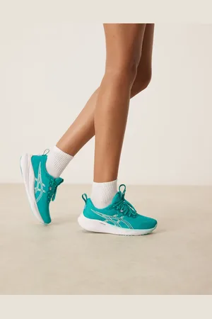 Asics Gel-pulse 16 running trainers in wave teal and soothing sea