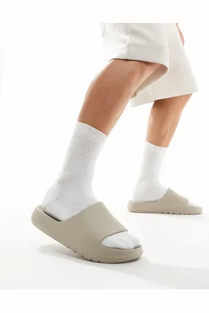 ASOS Chunky sliders in stone