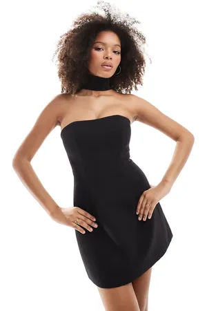 Forever New Scarf neck mini dress in