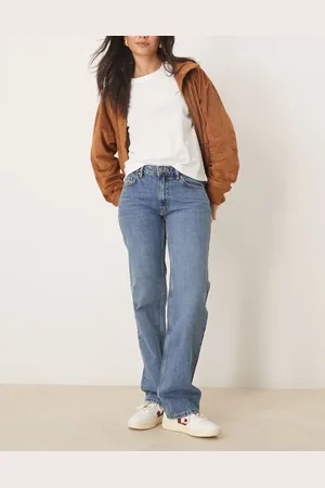 Gina Tricot Straight leg jeans in midwash