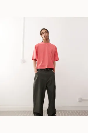 COLLUSION Boxy t-shirt in coral