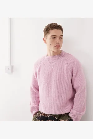 COLLUSION Boxy crew neck knitted jumper in