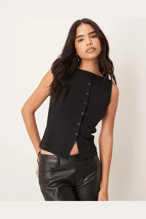 New Look Button through tank top in