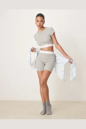 Calvin Klein Rib legging shorts in
