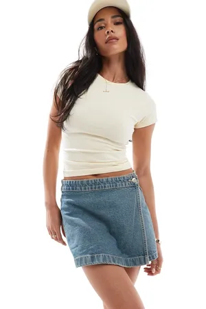 Cotton On Cotton On asymmetric wrap skort in sahara